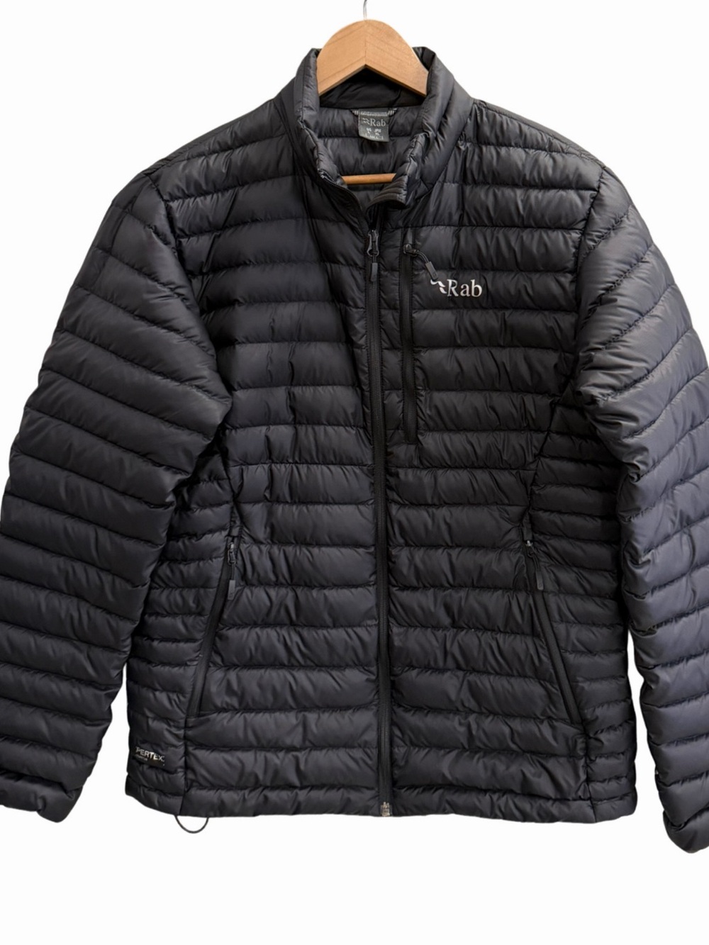 Rab Microlight Down Jacket Men’s Large Black QDB-16 700 Fill Puffer
